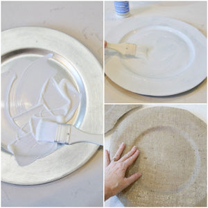 Burlap Chargers