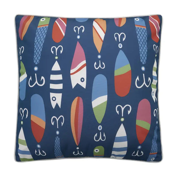 Lures Indoor/Outdoor Printed Pillow - Kate Nelligan