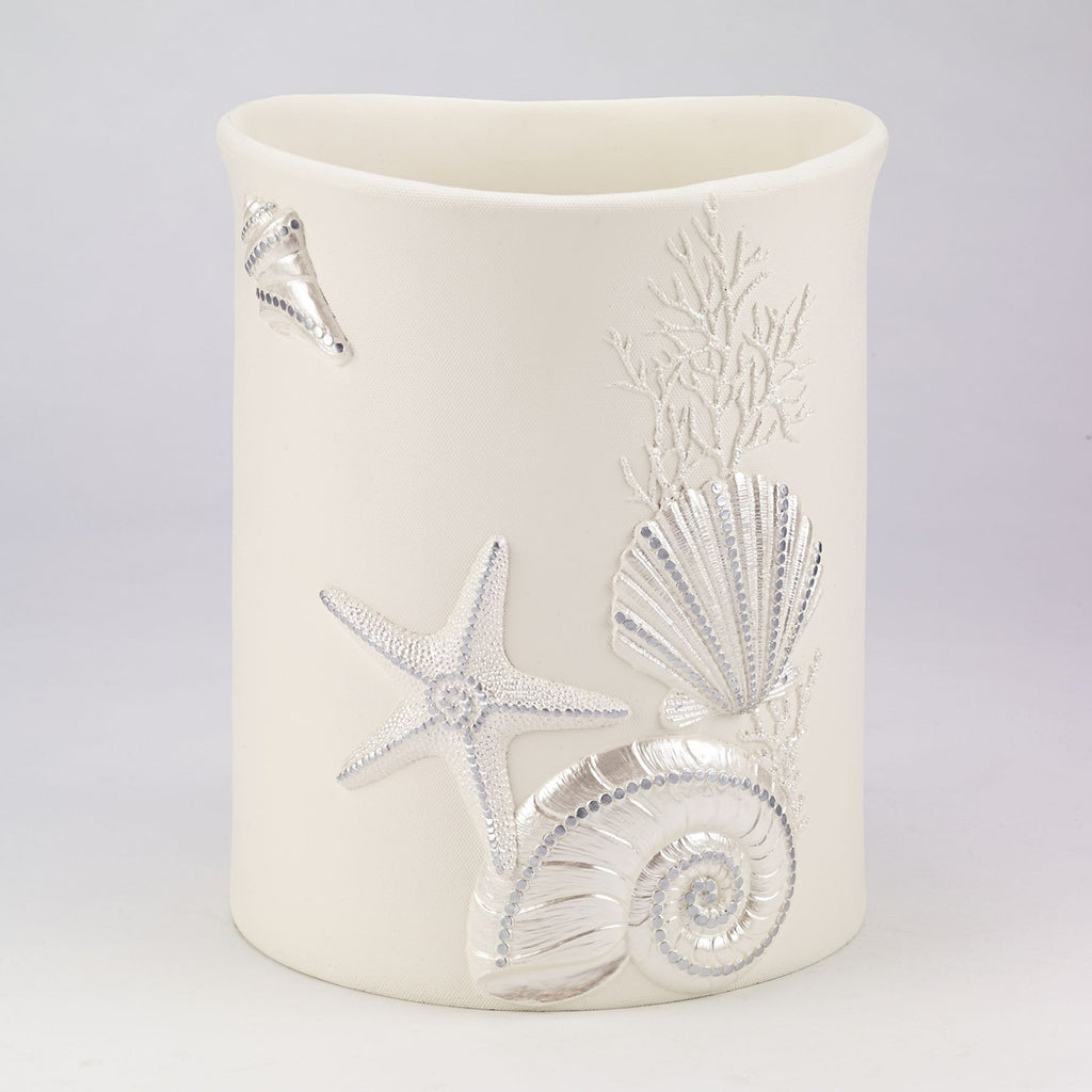 Sequin Shells Wastebasket