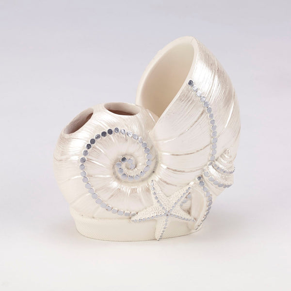 Sequin Shells Toothbrush Holder