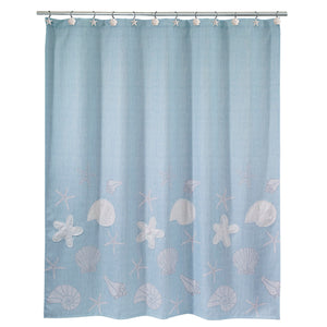 Sequin Shells Shower Curtain