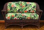 Bar Harbor Love Seat - Brownwash