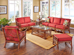 Bali 6 Piece Livingroom Furniture Set - Brown
