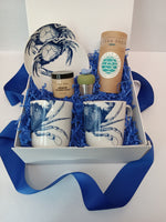 Tea by the Sea Gift Box  Blue Crab Design