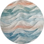 Pacifica Teal Copper Rug