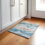 Pacifica Teal Copper Rug