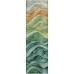 Pacifica Teal Orange Rug