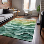 Pacifica Teal Orange Rug