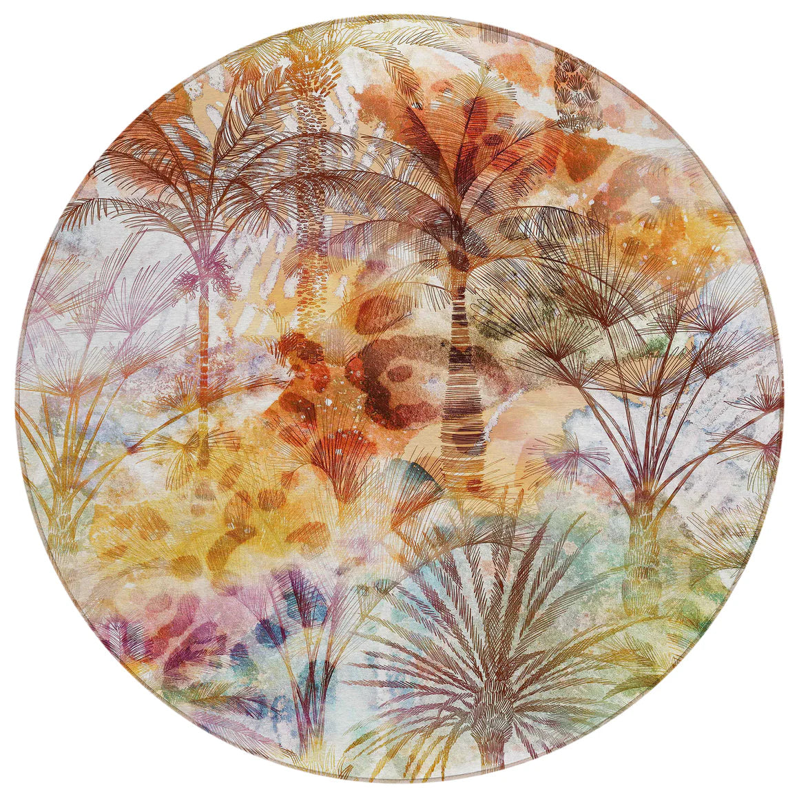 Tropics Salmon Rug