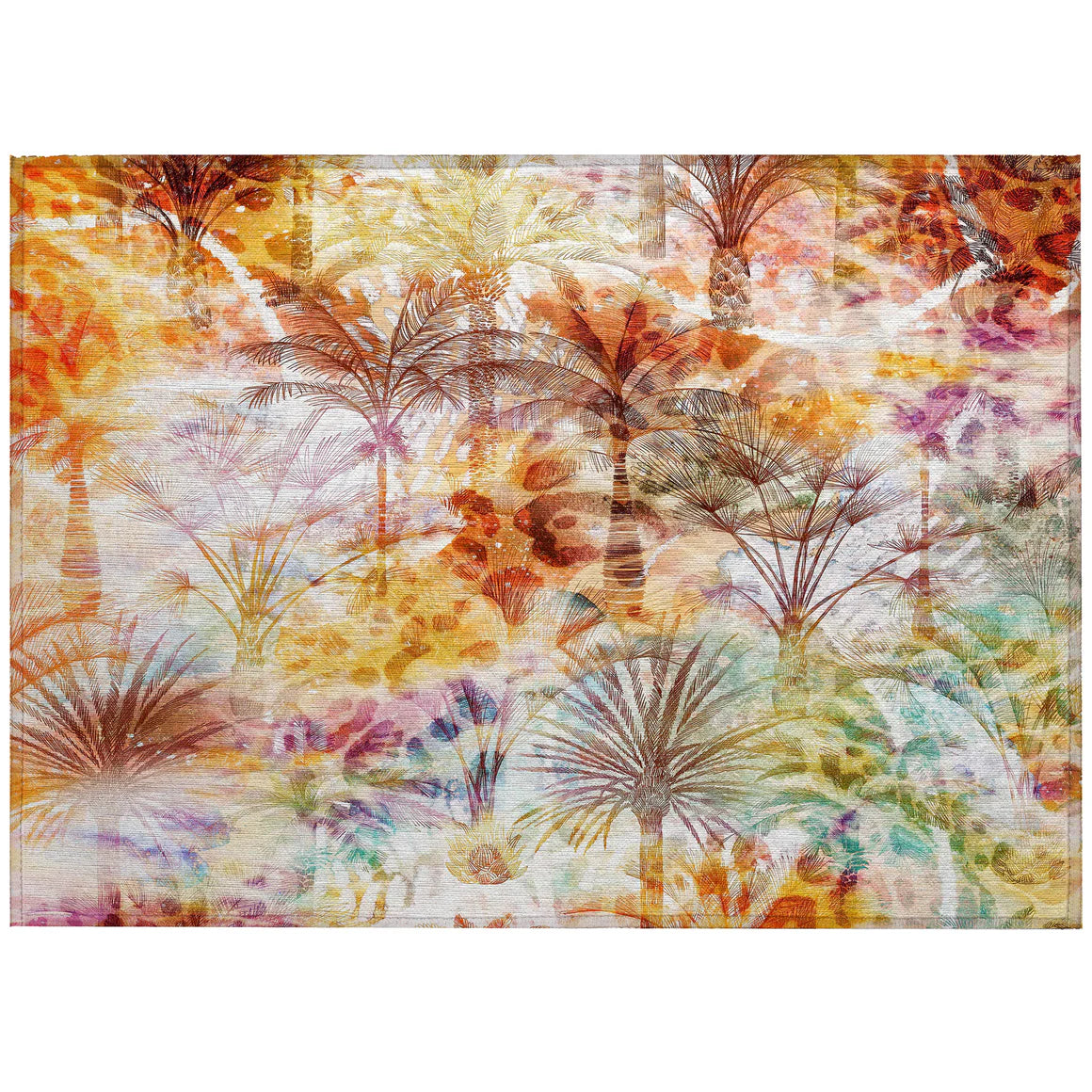 Tropics Salmon Rug