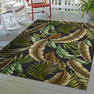 Tropics Black Rug