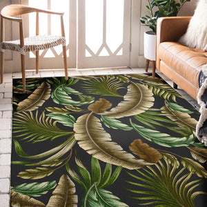 Tropics Black Rug