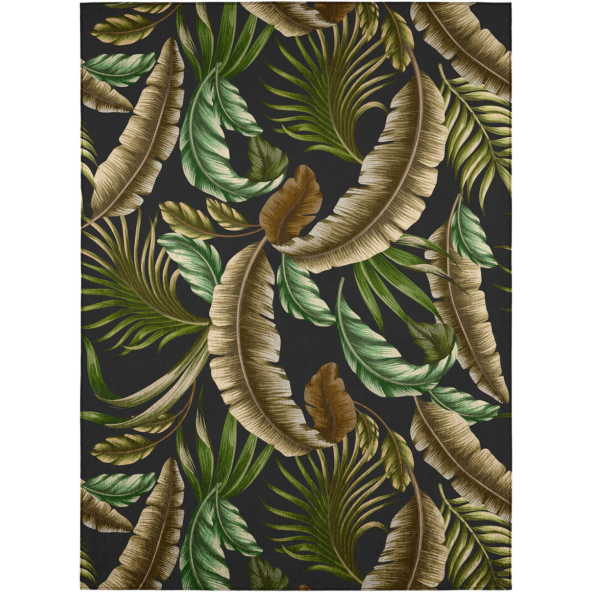 Tropics Black Rug