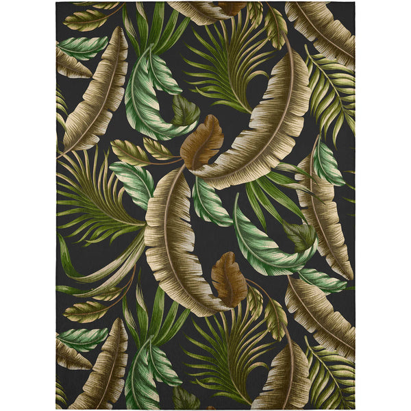 Tropics Black Rug