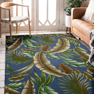 Tropics Indigo Rug