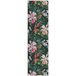 Tropics Floral Black Rug