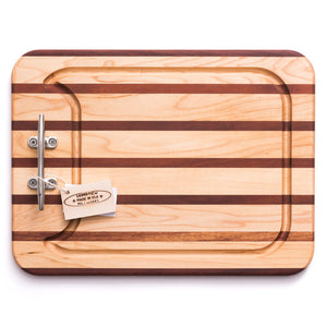Nautical Cleat Appetizer Board Multi-Stripe