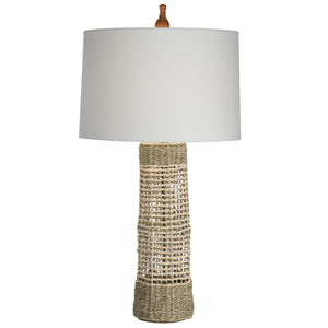 Dana Table Lamp with White Drum Shade