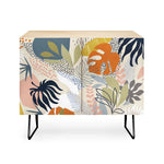 Tropical Foliage Pattern 1 Credenza