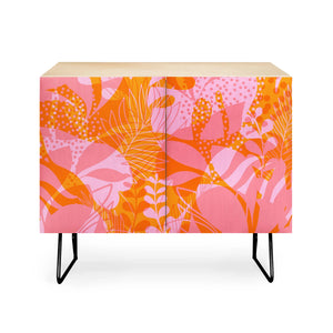 Tropical Jungle Pattern Orange Credena