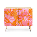 Tropical Jungle Pattern Orange Credena