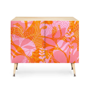 Tropical Jungle Pattern Orange Credena