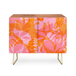 Tropical Jungle Pattern Orange Credena