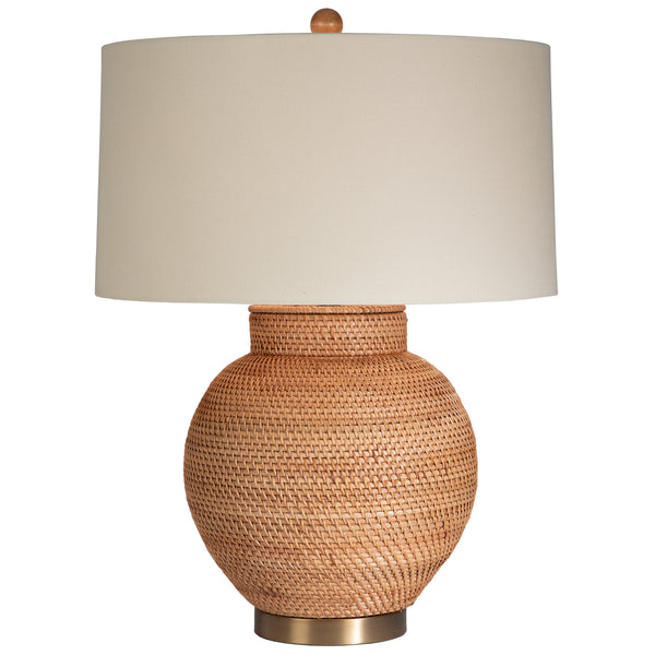 Phuket Natural Table Lamp with Oatmeal Linen Shade