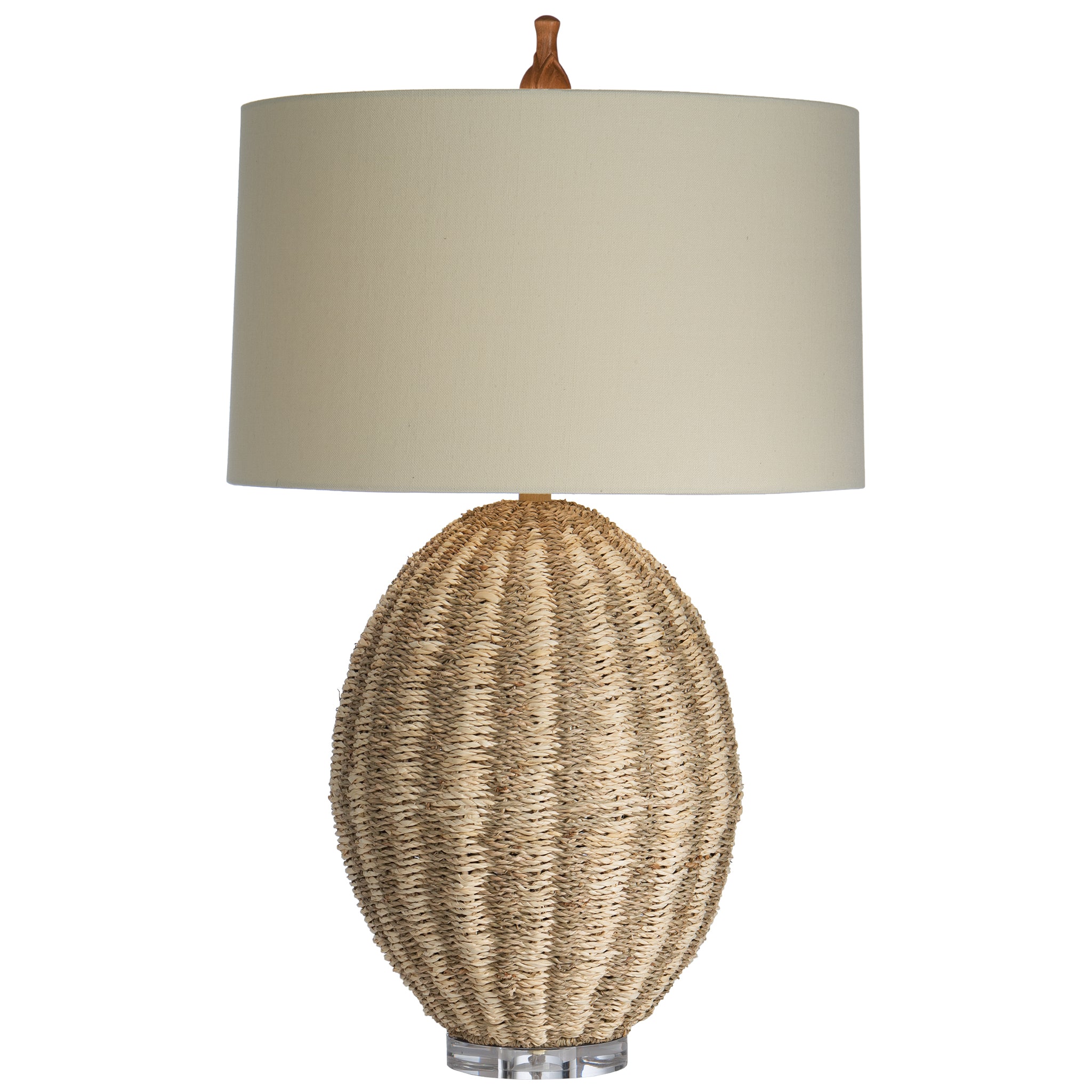 Rosemary Table Lamp with Oatmeal Linen Shade