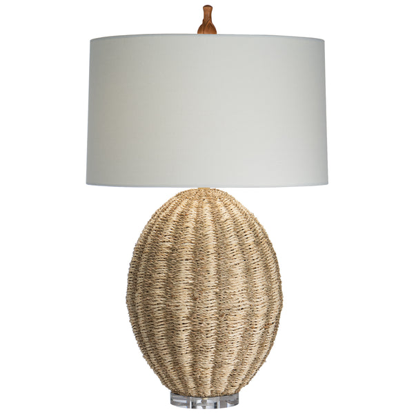 Rosemary Table Lamp with White Drum Shade