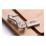 Appetizer Board Multi-Stripe with Seahorse Handle