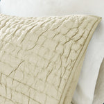 Ivory Serene 3 Piece Cotton Coverlet Set