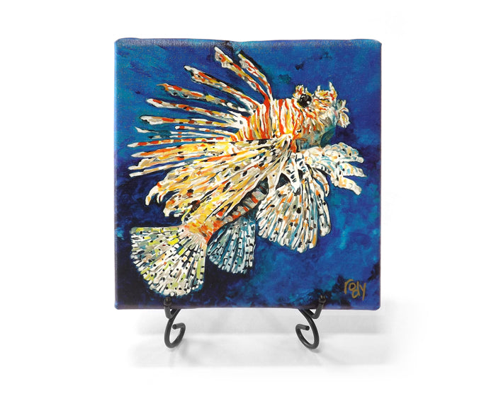 Lion Fish Mini Giclee by Kim Rody