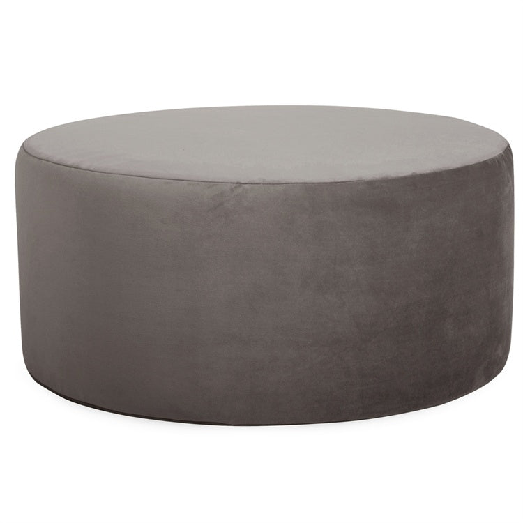 Bella Pewter Ottoman in 3 Sizes