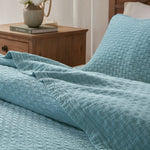 Aqua Valencia 3 Piece Matelasse Coverlet Set