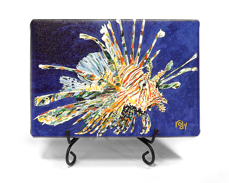 Dale's Lion Fish Mini Giclee by Kim Rody