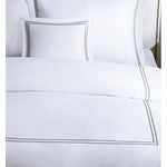 Coastal Luxury Duvet Set with Gray Accents