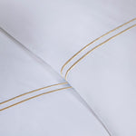 Coastal Luxury Duvet Set with Tan Accents