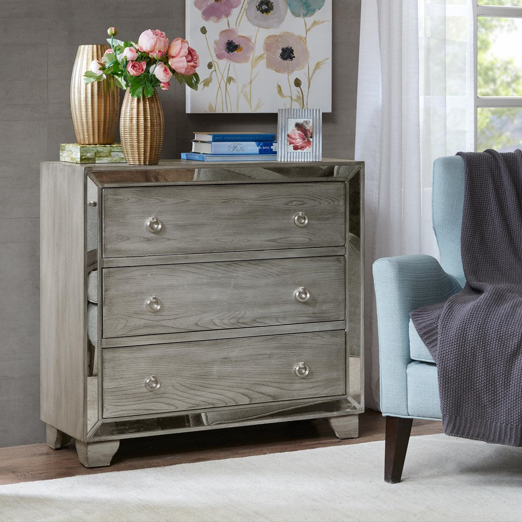 Weathered Mirror Chest