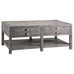 Grey Weathered Bridgeport Cocktail Table