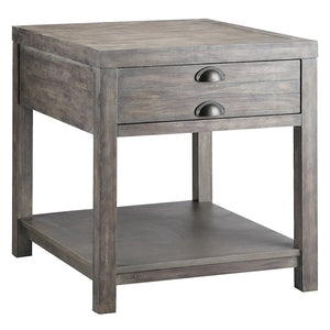 Grey Weathered Bridgeport End Table