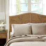 Beige Valencia 3 Piece Matelasse Coverlet Set