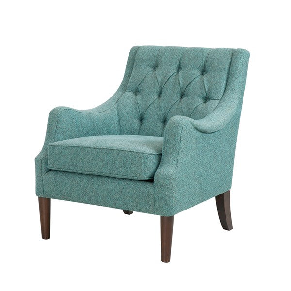 Button Tufted Arm Chair - Teal