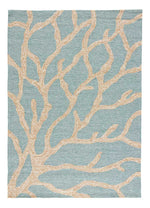 Coral Teal Indoor-Outdoor Area Rug