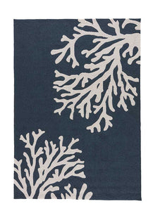 Bough Out Navy Indoor-Outdoor Area Rug