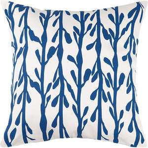 Indigo Coast Seaweed Outdoor Pillow  20 in.