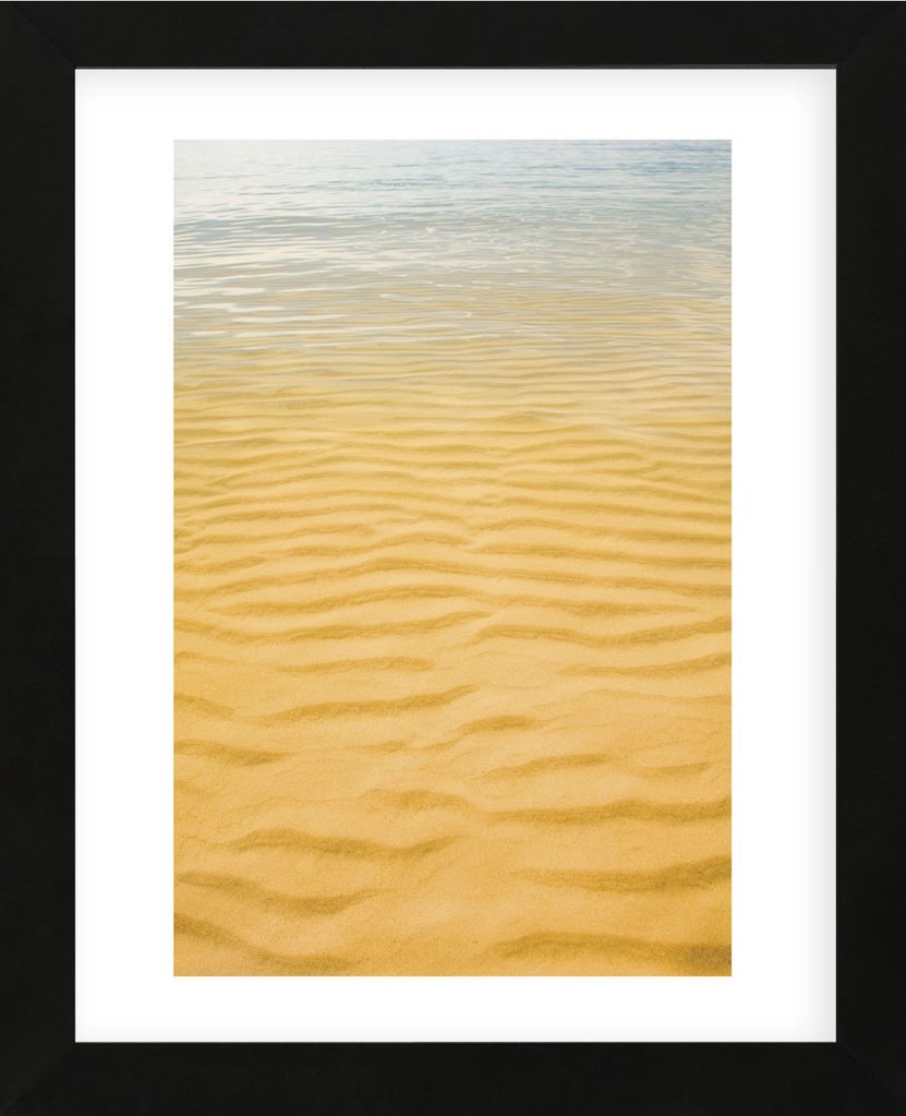 Ripples in the Sand  Framed Art Print -  Artist  Michael Hudson