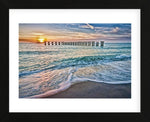 Sun Down Framed Art Print -  Artist Mary Lou Johnson