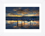 Seneca Lake Sunrise Framed Art Print -  Artist  Robert Lott