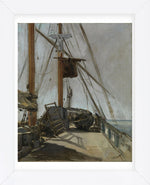 The Ship's Deck c. 1860 Framed Art Print -  Artist Edouard Manet